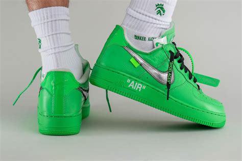 nike air force 1 licht groen